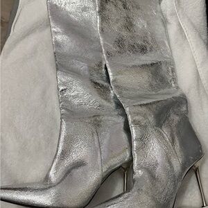 Silver Women's Boots